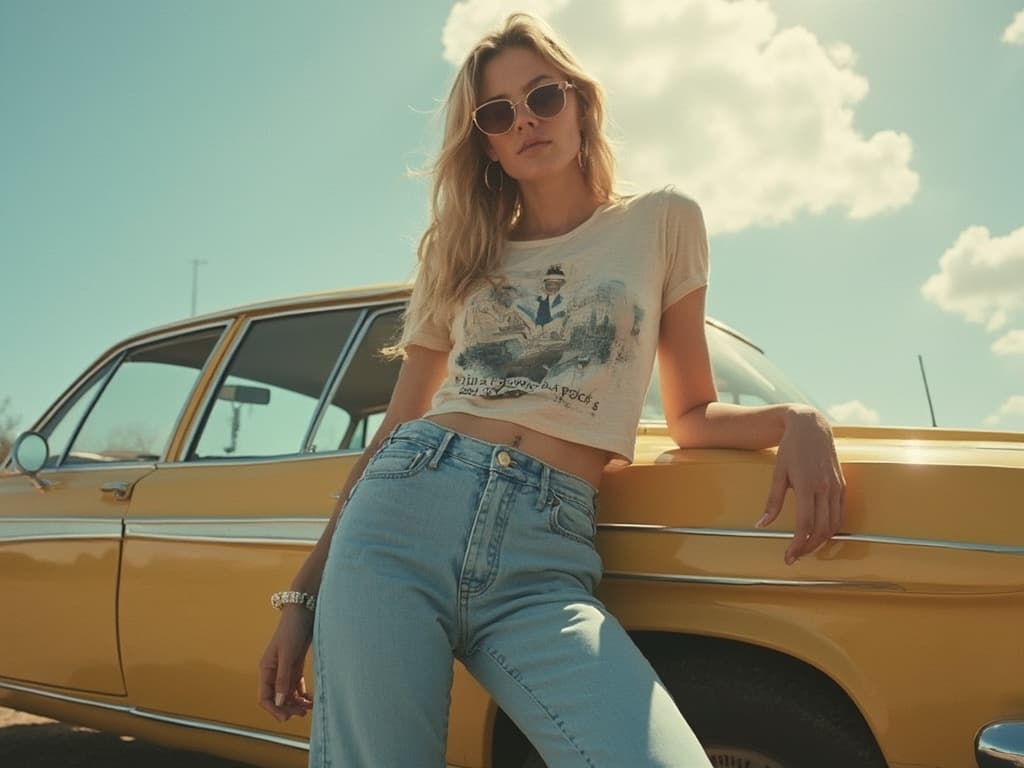 Retro Aesthetic Fashion Photography example 4