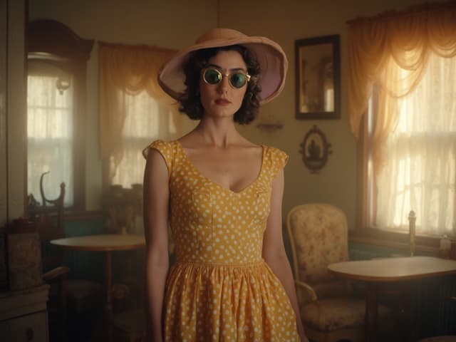 Retro Aesthetic Fashion Photography for Dresses