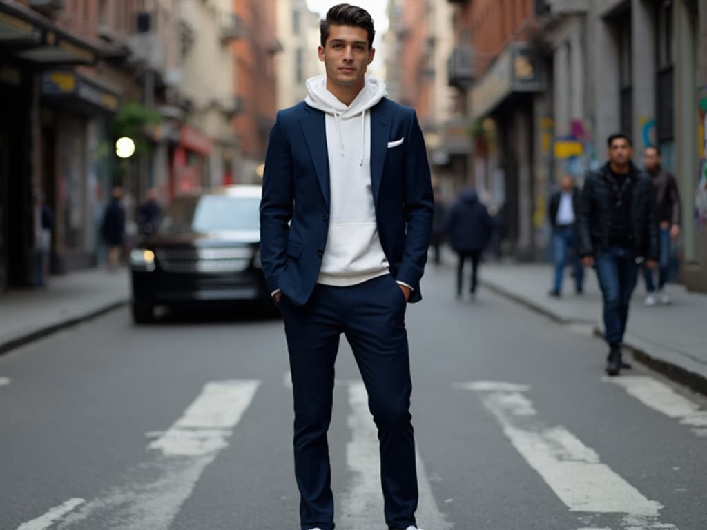 Streetwear Photography for Suits