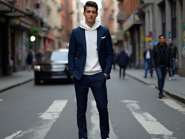 Streetwear Photography for Suits