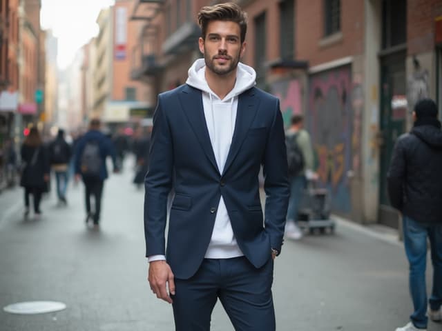 Streetwear Photography for Suits