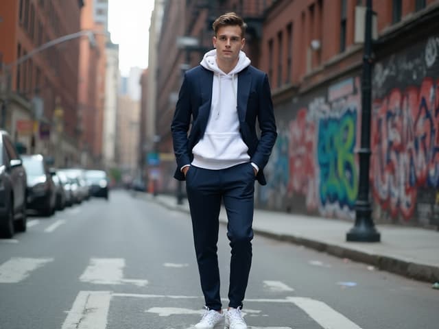 Streetwear Photography for Suits