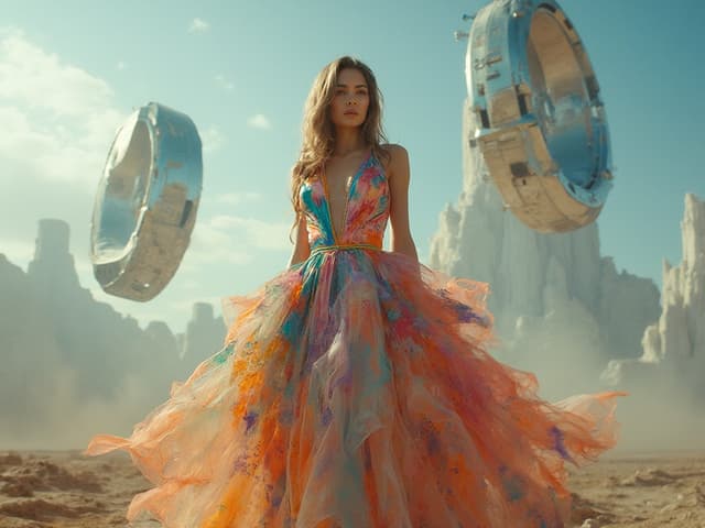 Surreal Fashion Photography for Dresses