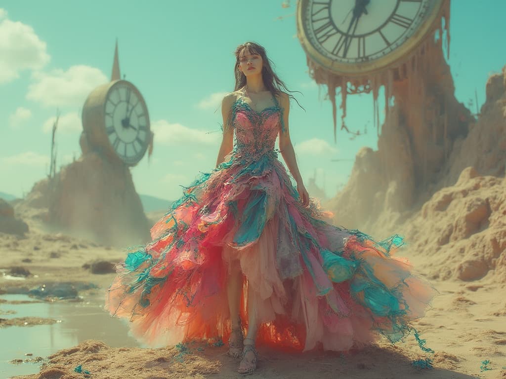 The Enchantment of Surreal Fashion Photography in Dresses