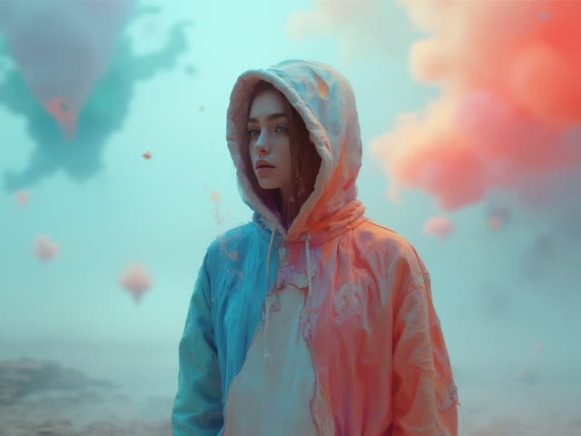 Surreal Fashion Photography for Hoodies
