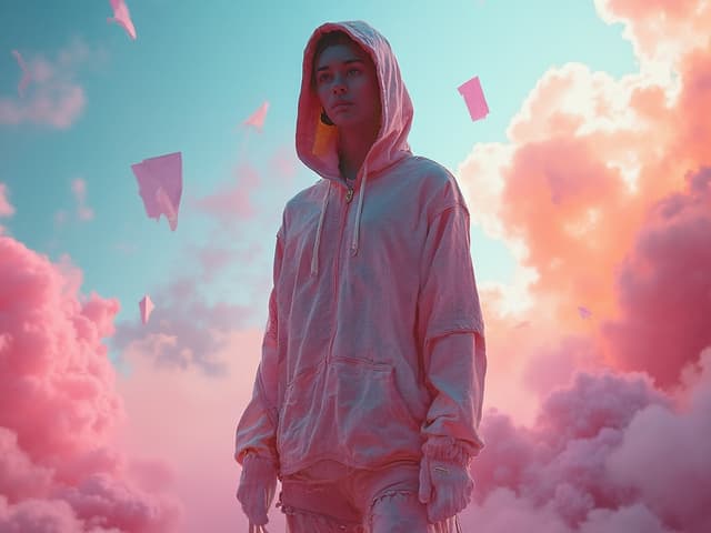 Surreal Fashion Photography for Hoodies