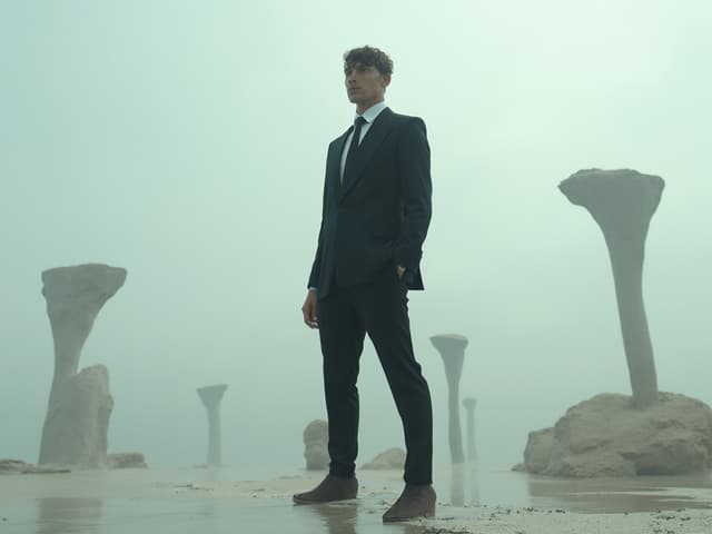 Surreal Fashion Photography for Suits