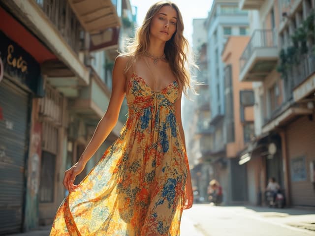 Urban Fashion Photography for Dresses