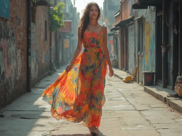Urban Fashion Photography for Dresses