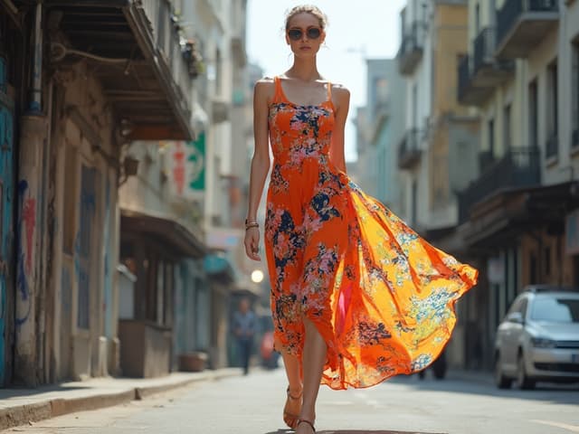 Urban Fashion Photography for Dresses