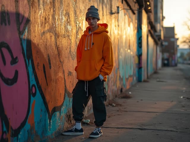Urban Fashion Photography for Hoodies