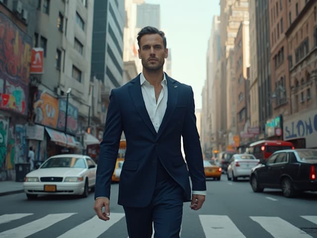 Urban Fashion Photography for Suits