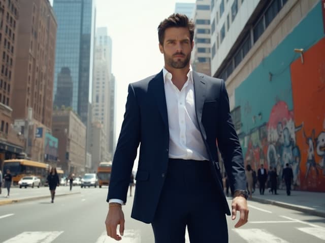 Urban Fashion Photography for Suits
