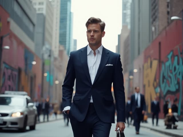 Urban Fashion Photography for Suits