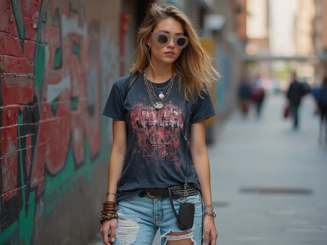 Urban Fashion Photography for T-shirts