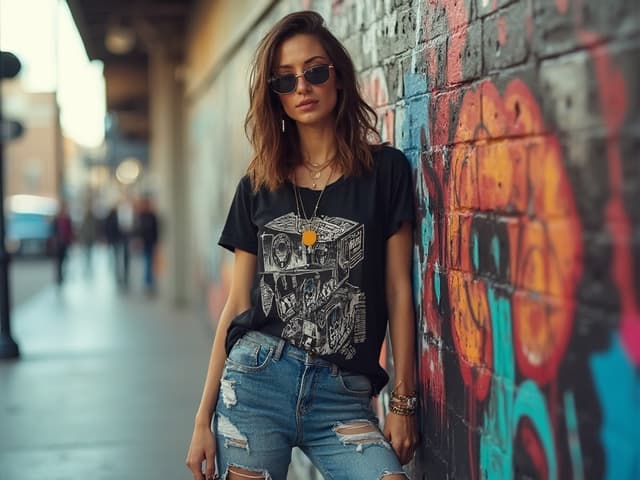 Urban Fashion Photography for T-shirts