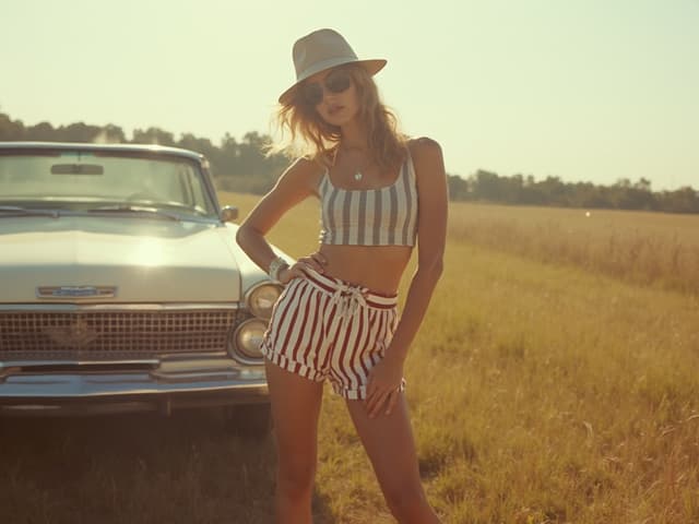Vintage Fashion Photography for Activewear