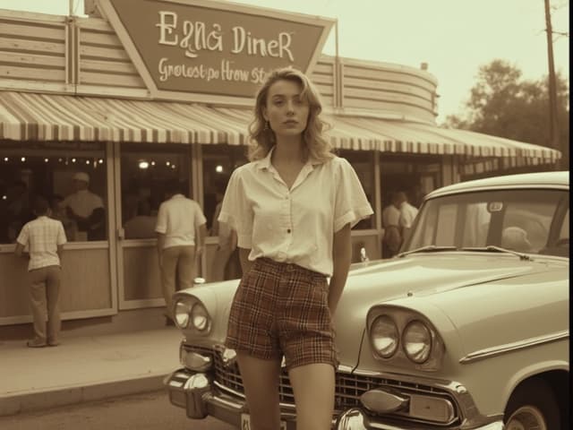 Vintage Fashion Photography for Shorts