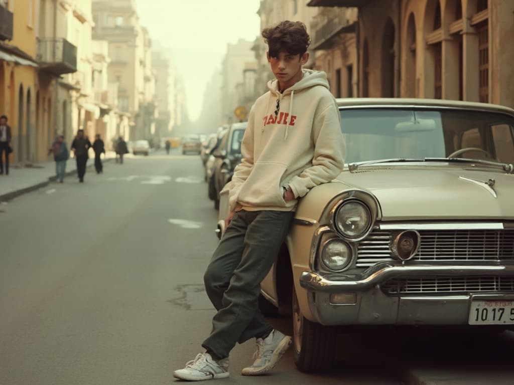 Vintage Fashion Photography for Hoodies