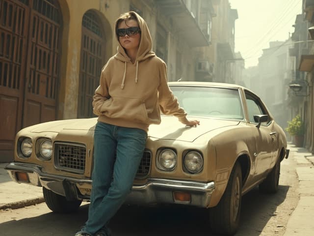 Vintage Fashion Photography for Hoodies