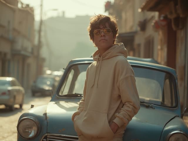 Vintage Fashion Photography for Hoodies