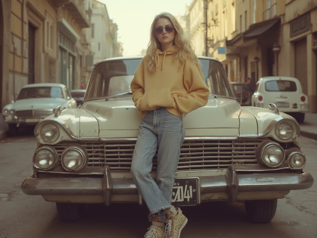Vintage Fashion Photography: Capturing the Charm of Hoodies