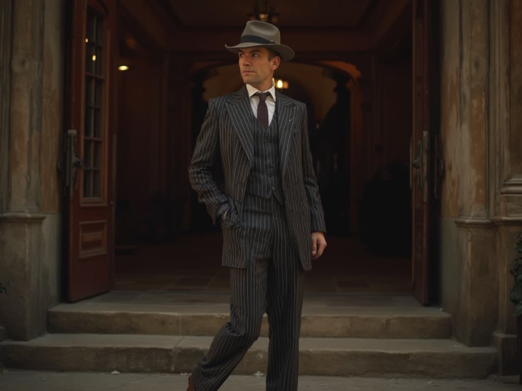 Vintage Fashion Photography for Suits