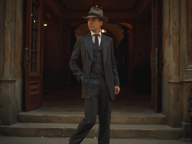 Vintage Fashion Photography for Suits