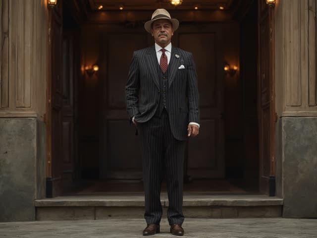 Vintage Fashion Photography for Suits