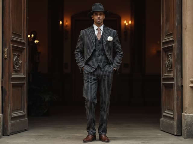 Vintage Fashion Photography for Suits