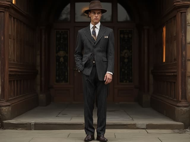 Vintage Fashion Photography for Suits