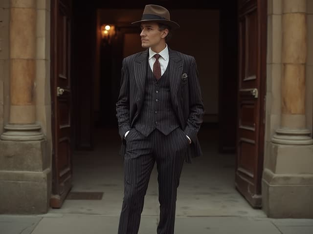 Vintage Fashion Photography for Suits