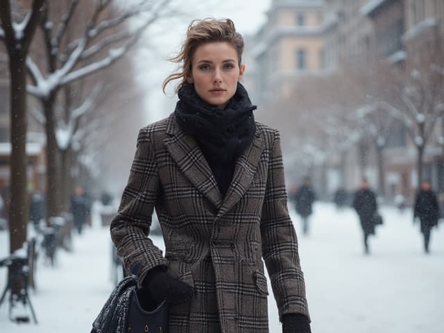 Winter Fashion Photography for Blazers