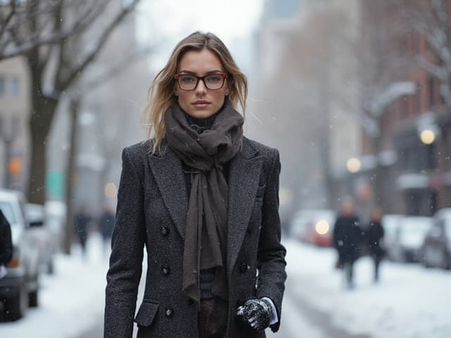 Winter Fashion Photography for Blazers