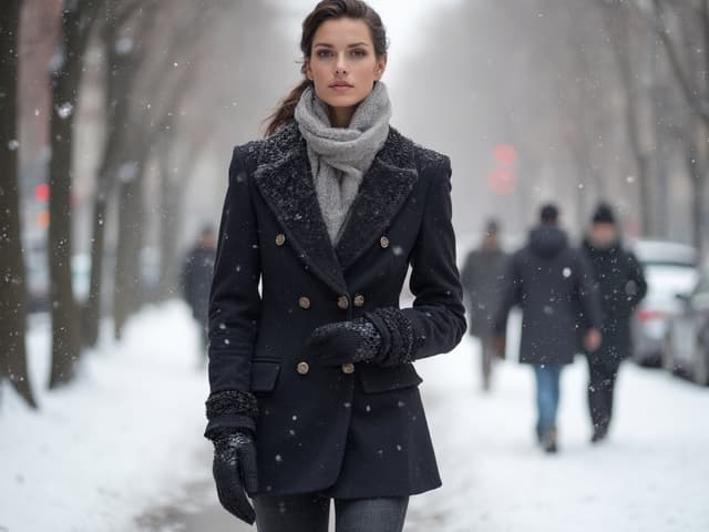 Winter Fashion Photography for Blazers
