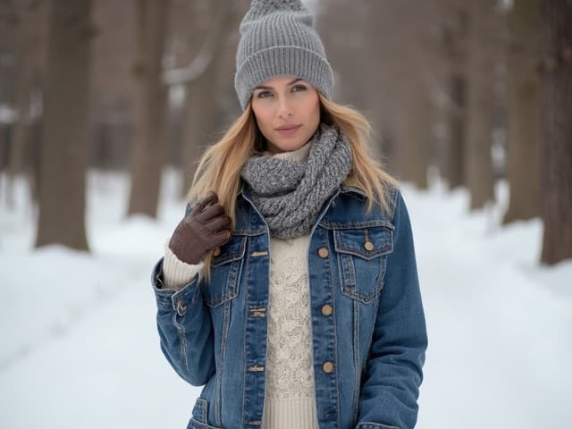 Winter Fashion Photography for Denim