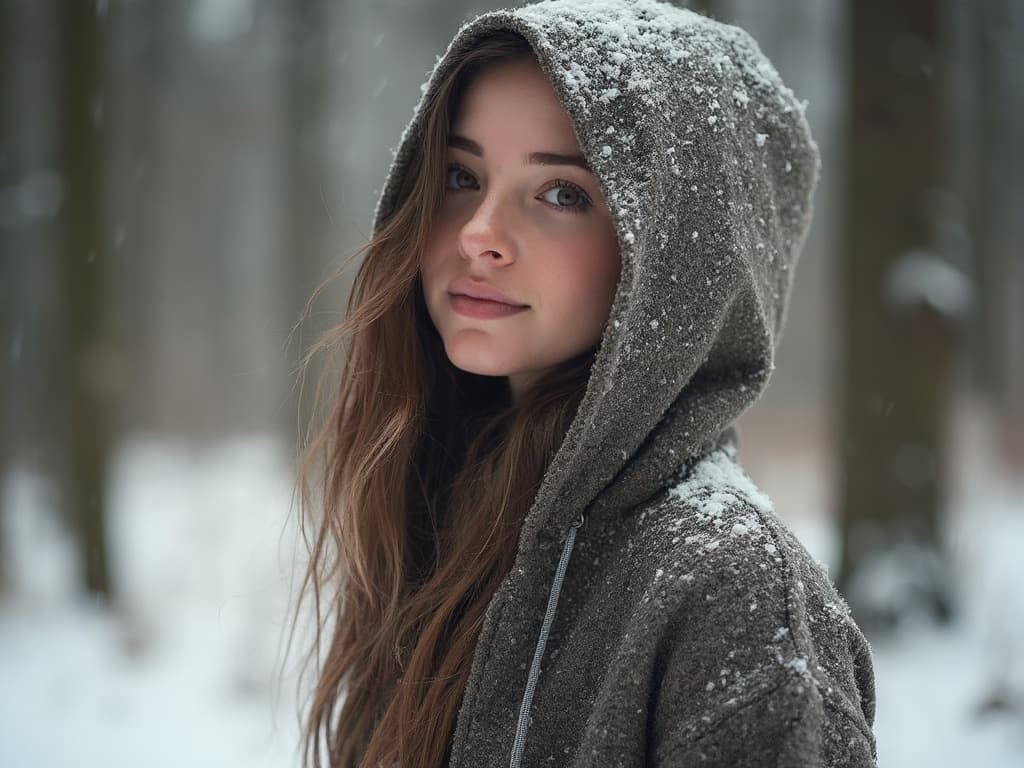 Winter Fashion Photography for Hoodies