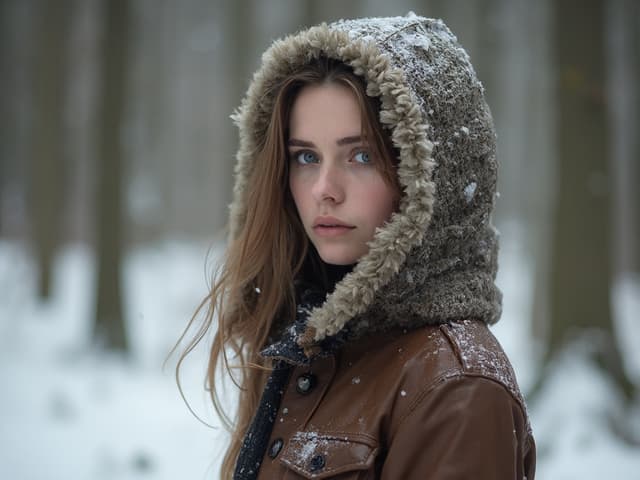 Winter Fashion Photography for Hoodies