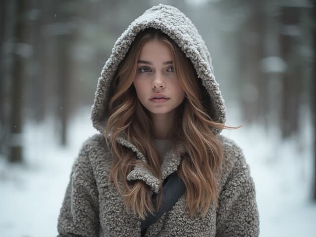 Winter Fashion Photography for Hoodies