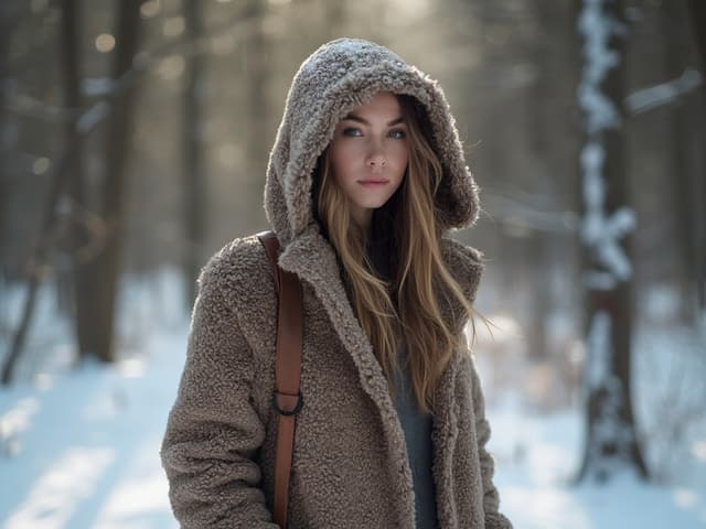 Winter Fashion Photography for Hoodies