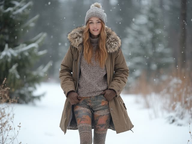 Winter Fashion Photography for Shorts