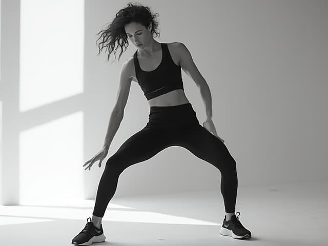 Black and White Fashion Photography for Activewear