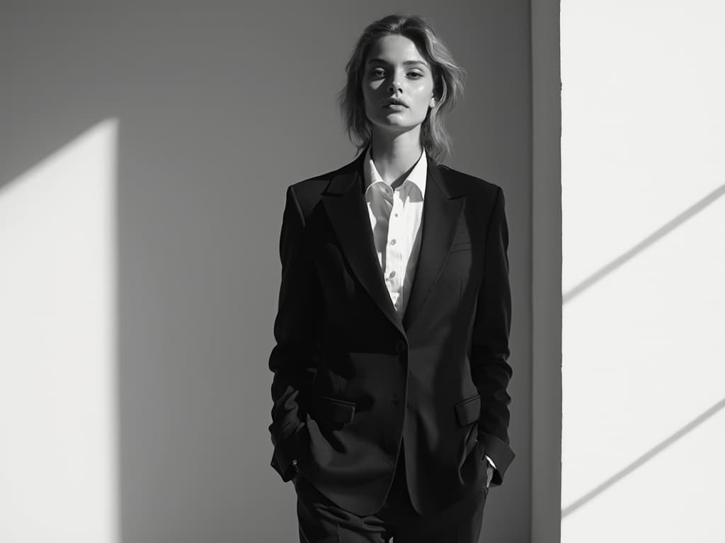 Black and White Fashion Photography example 4
