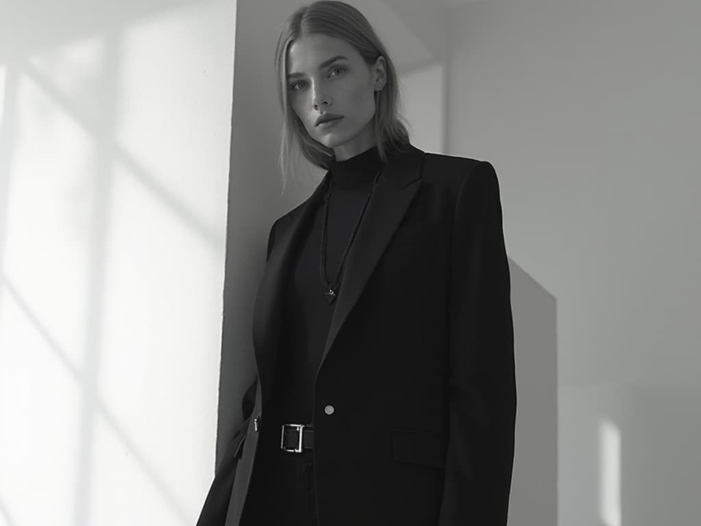 Black and White Fashion Photography example 6