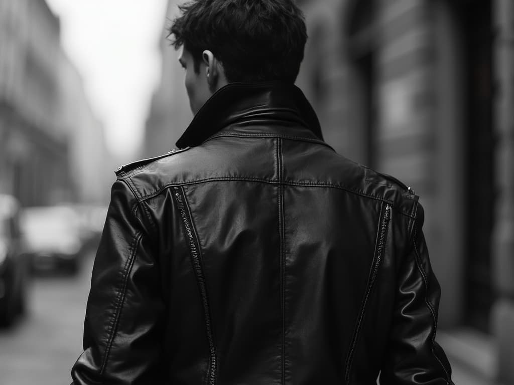 Black and White Fashion Photography example 2