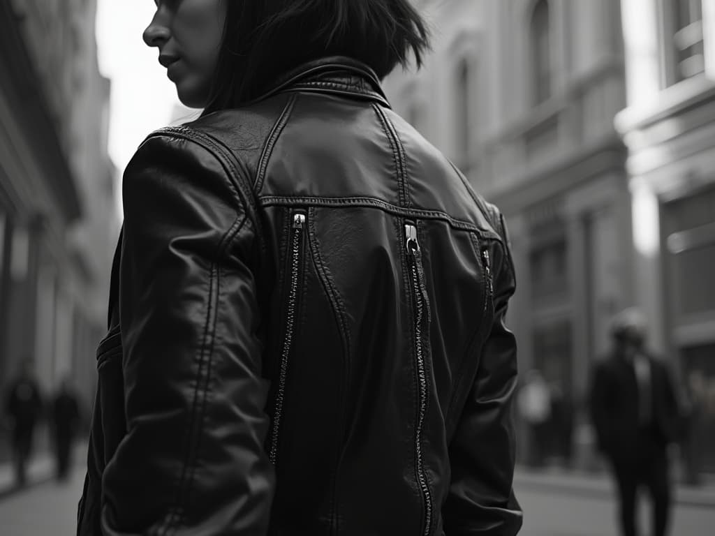 Black and White Fashion Photography example 3