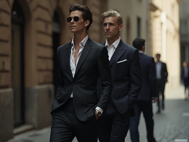 Editorial Magazine Fashion Photography for Suits