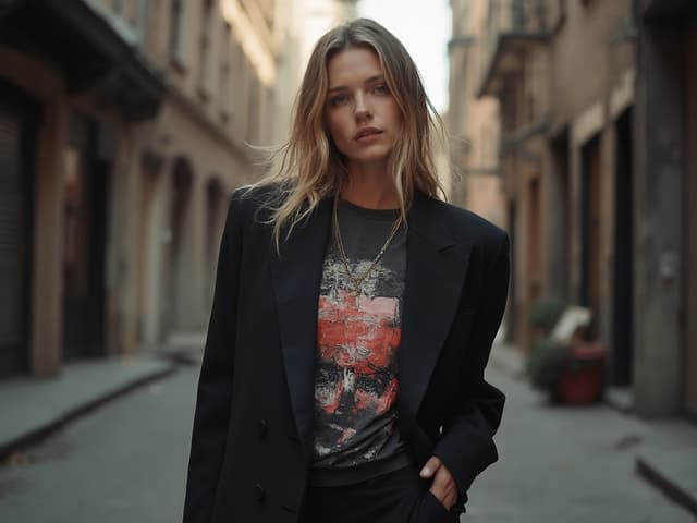 Editorial Magazine Fashion Photography for T-shirts