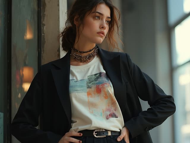 Editorial Magazine Fashion Photography for T-shirts