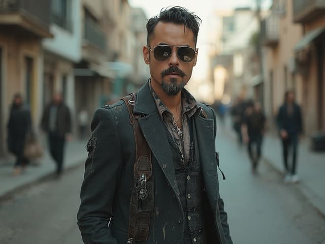 Grunge Fashion Photography for Suits